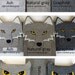 Cat iPad case - Gray felt