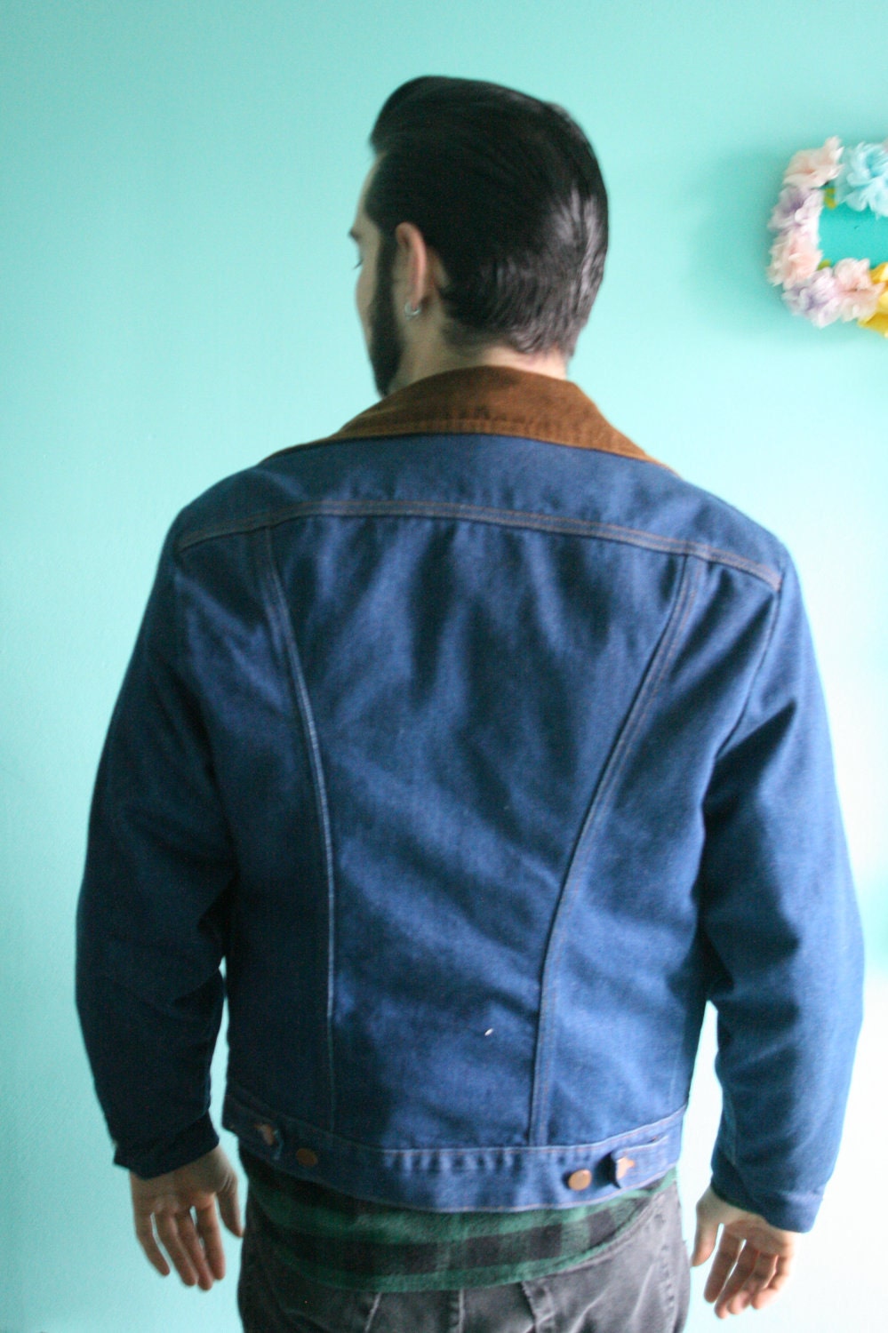 Wrangler Blanket Lined Denim Jacket Small/Medium