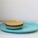 vintage 1950s melamine tray. Aqua Florence Prolon. Retro mod melamine / the PIGS in BLANKETS tray