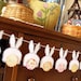Bunny Butts Bunting - pink and yellow tails