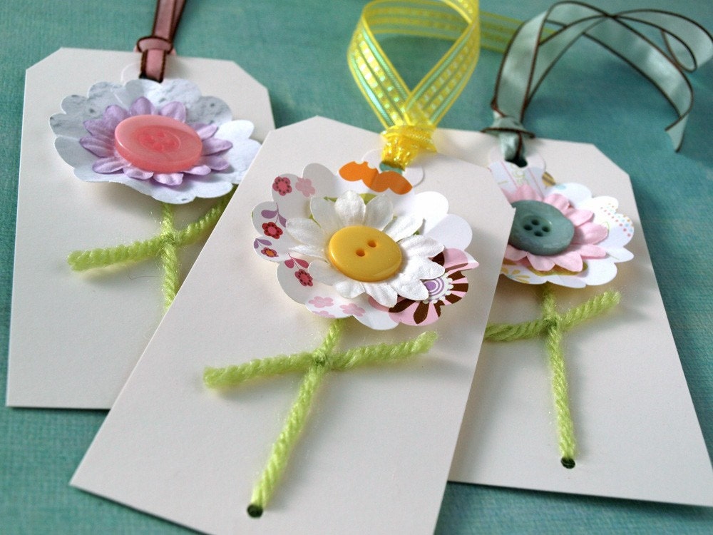 Flower Tags - Spring Breeze
