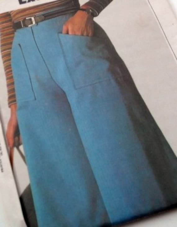 Vintage 70s Misses Culottes Gaucho Pants by ChickenScratchEtc