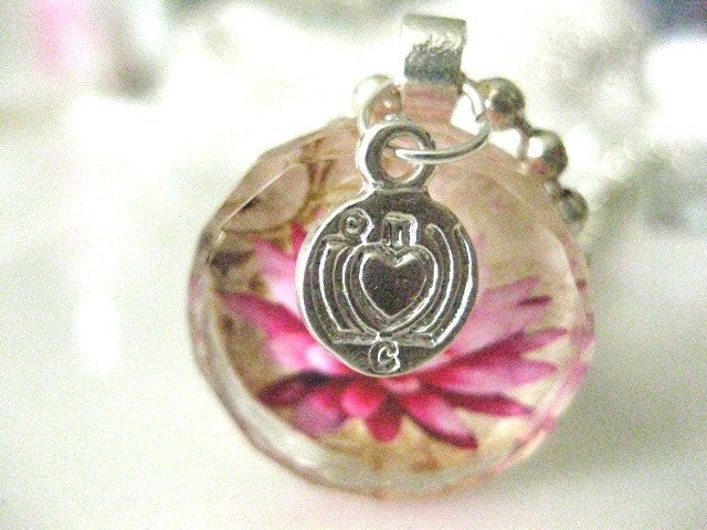 10 I LUV U CHARMS With 10 Studio66 I Luv U Faceted Crystals - Stunning High-Quality Handcut Crystal  1 Inch Circles