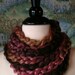 Soft Cowl Scarf The Talkeetna Rose OOAK handmade in Alaska Crochet
