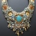 OOAK Under the sea -Little Mermaid Sculptural Beadwork Necklace March 2010 Challenge