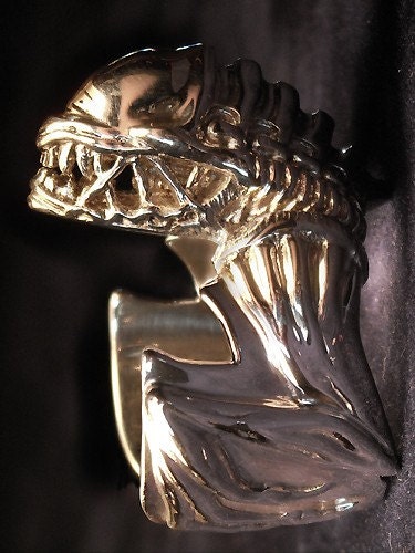 Alien ring - One of a kind - sterling silver
