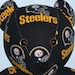 Teddy Bear Steelers Pittsburgh NFL Football Gridiron Sports Team Mascot Steel Town