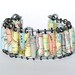 paper bead jewelry- road atlas bracelet