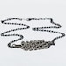 Guitar String Jewelry- Upcycled Silver and Gunmetal Necklace