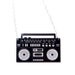boombox ghetto blaster acrylic necklace