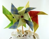 Baby Boy Pinwheel Cupcake Toppers Set of 12 Il_170x135