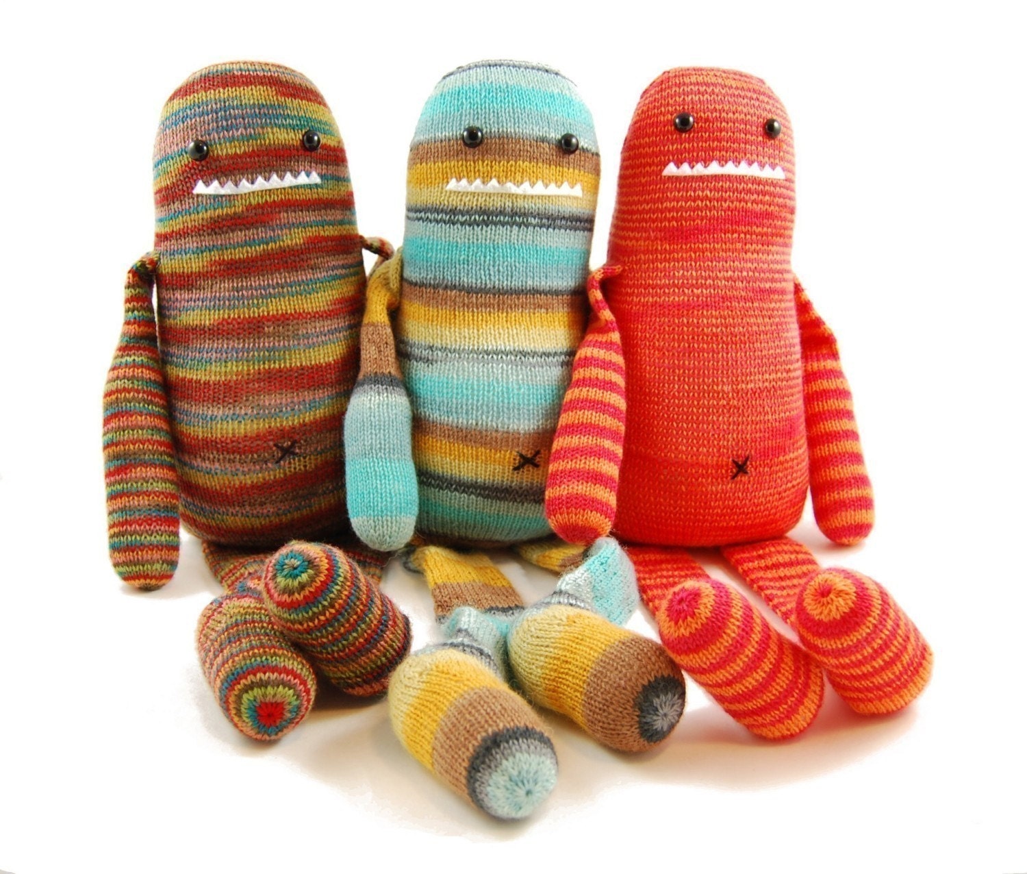 Quincy Quade Quentin A Very Memorable Monster Knitting Pattern Pdf INSTANT DOWNLOAD