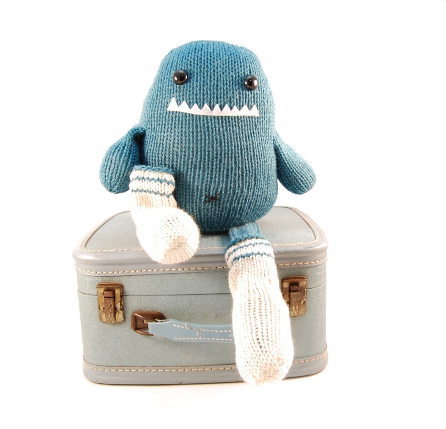 Sammie The Sock Monster Knitting Pattern Pdf INSTANT DOWNLOAD
