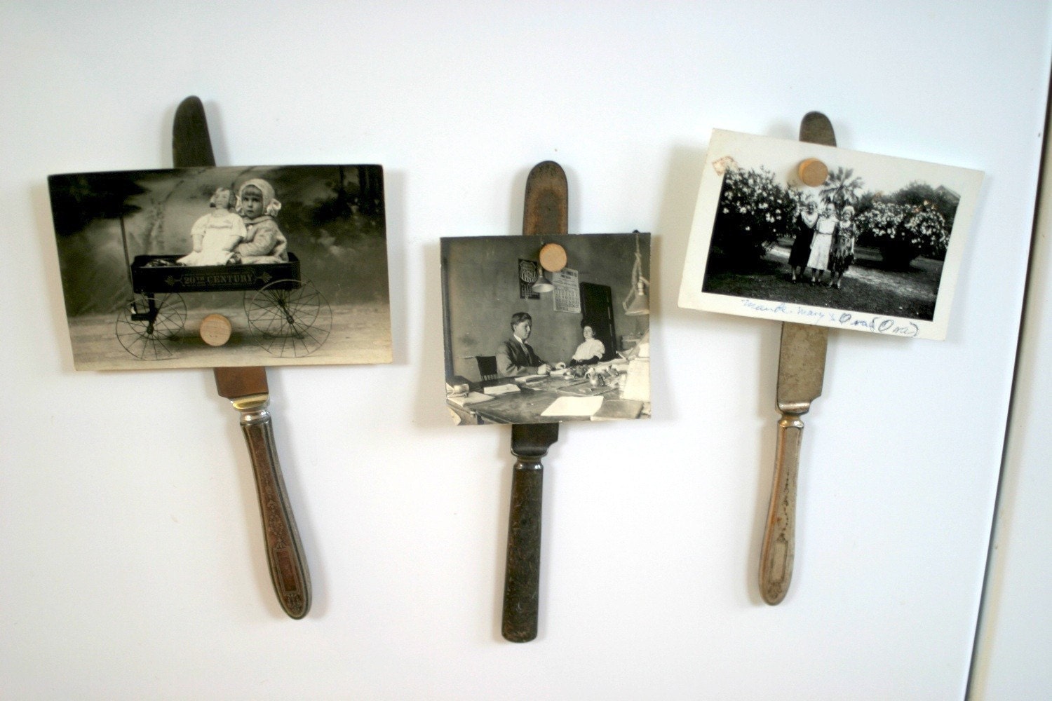 Knife Silverware Picture Holders - Set of 3