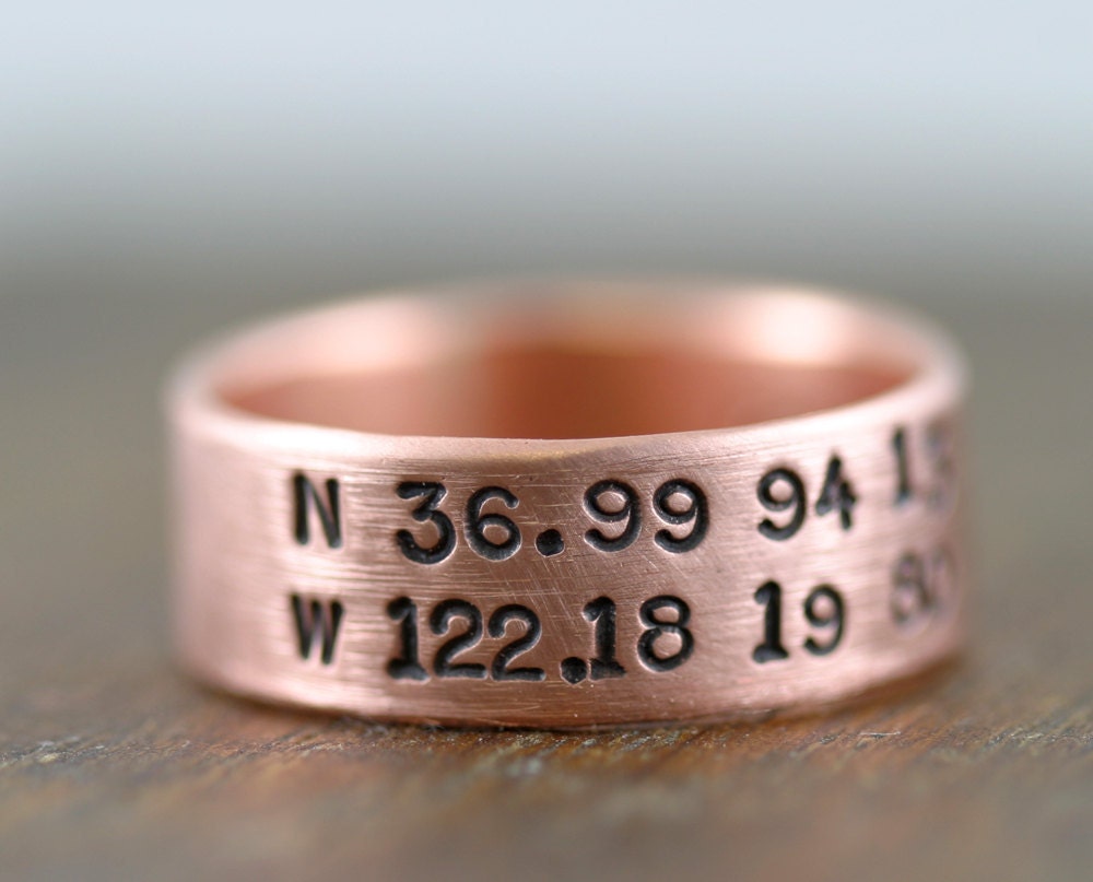 Personalized Copper Ring (E0230)