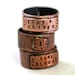 Wide Copper Band Ring Personalized