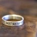 Personalized name ring