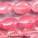 Cherry Quartz Flat Oval Beads 78800