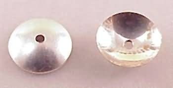 4mm Simple Bead Caps Sterling Silver 41064 (50)