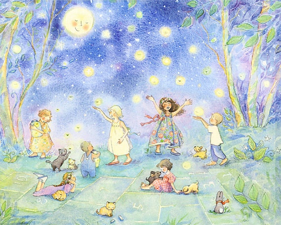 Children at Play Postcards