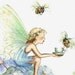 Afternoon Tea Party ( Bumble Bee Tea ) Tea Cup Size Print 5 X 7