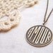 maybe someday - french amour vintage style necklace.