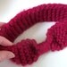 Vintage Inspired Hand knitted Headband/Ear warmer Easter Hair Accessories