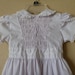 vintage white peter pan collar childs dress. size 5