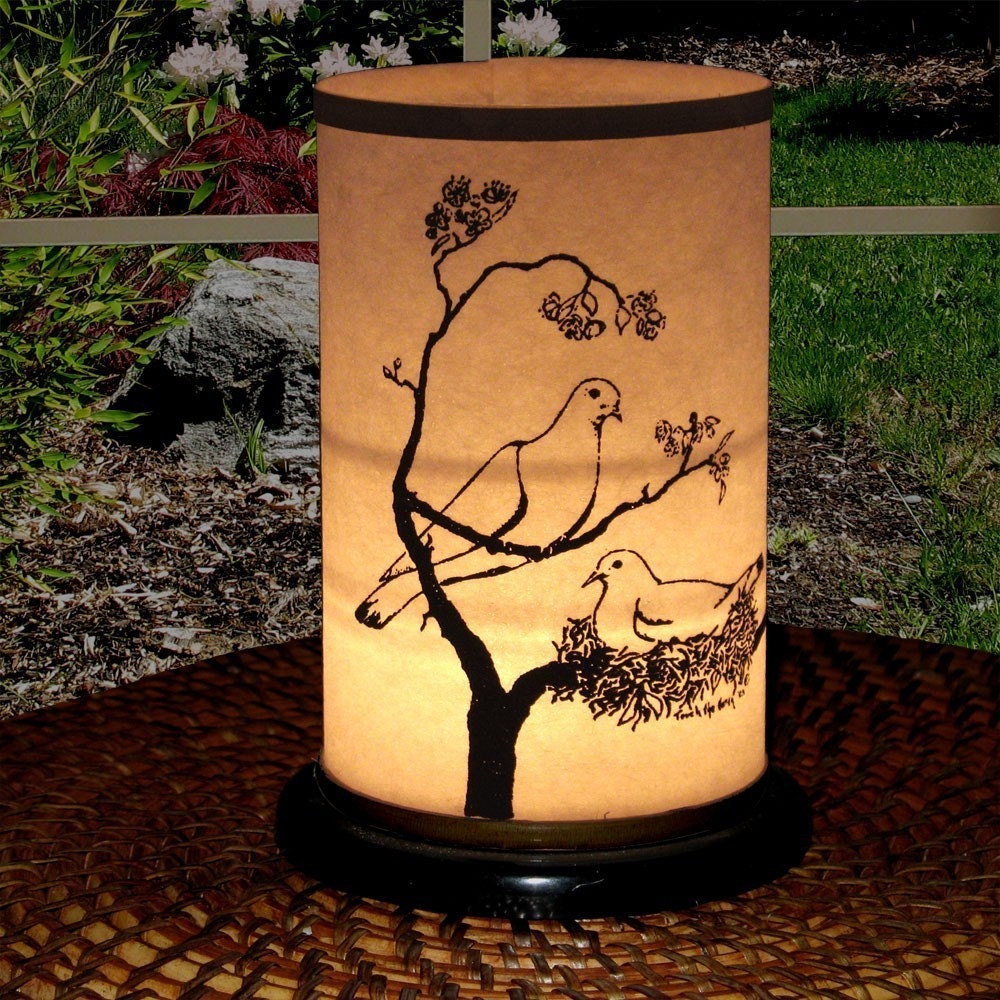 Candle Holder Shoji Candle Lantern (Dove)