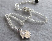 Hamsa Hand Charm Bracelet, Adjustable