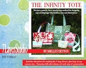 The Infinity Tote - a PDF sewing pattern for handbags
