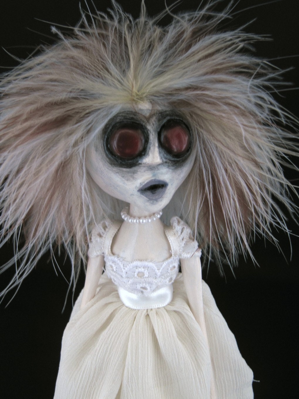 Creepy Gothic Art Doll - Alexandra's Ghost - SALE