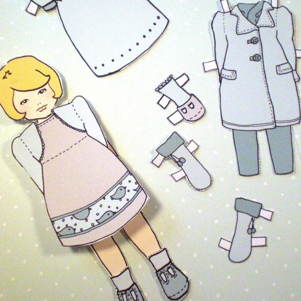 sophie paper doll set