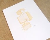 Vintage Radios Art Print