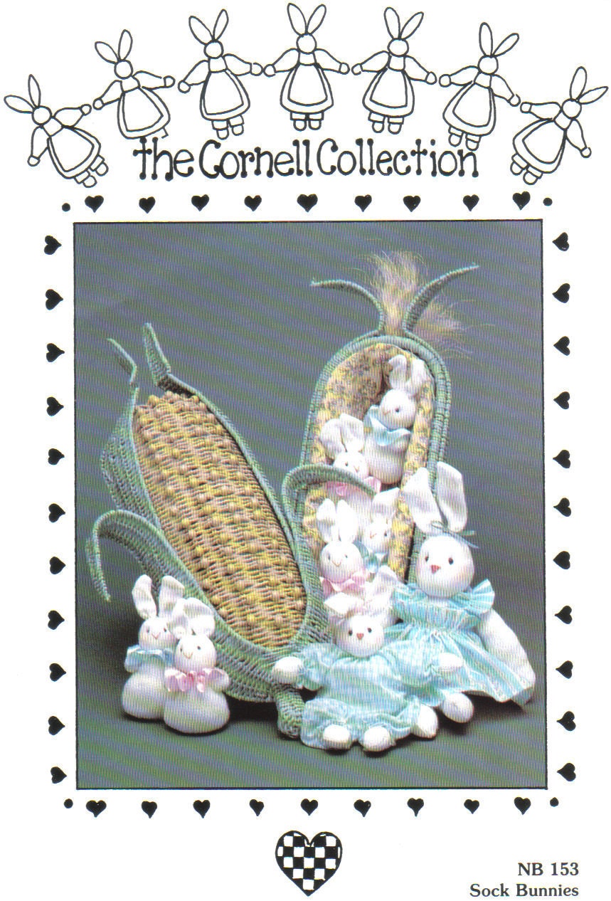 Sock Bunnies Sewing Pattern The Cornell Collection No. NB 153