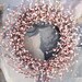 Berry Wreath for Spring - Peach Pink - Door Wreath - Front Door decor