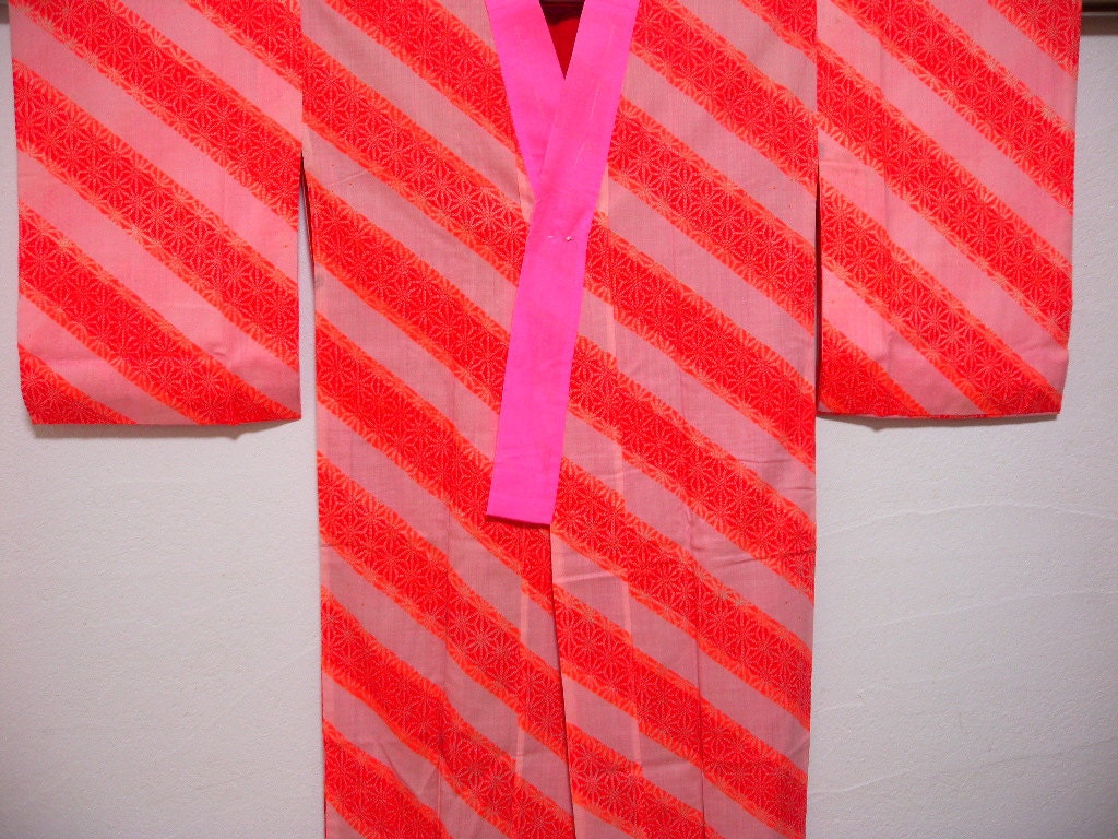 Reserved for Koo Vintage nagajuban 1849, colorful