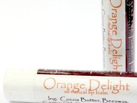 Orange Delight All Natural Lip Balm - BeyondThePicketFence