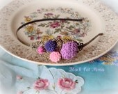 les Petite Fleurs Lavender Fields Flowers Headband