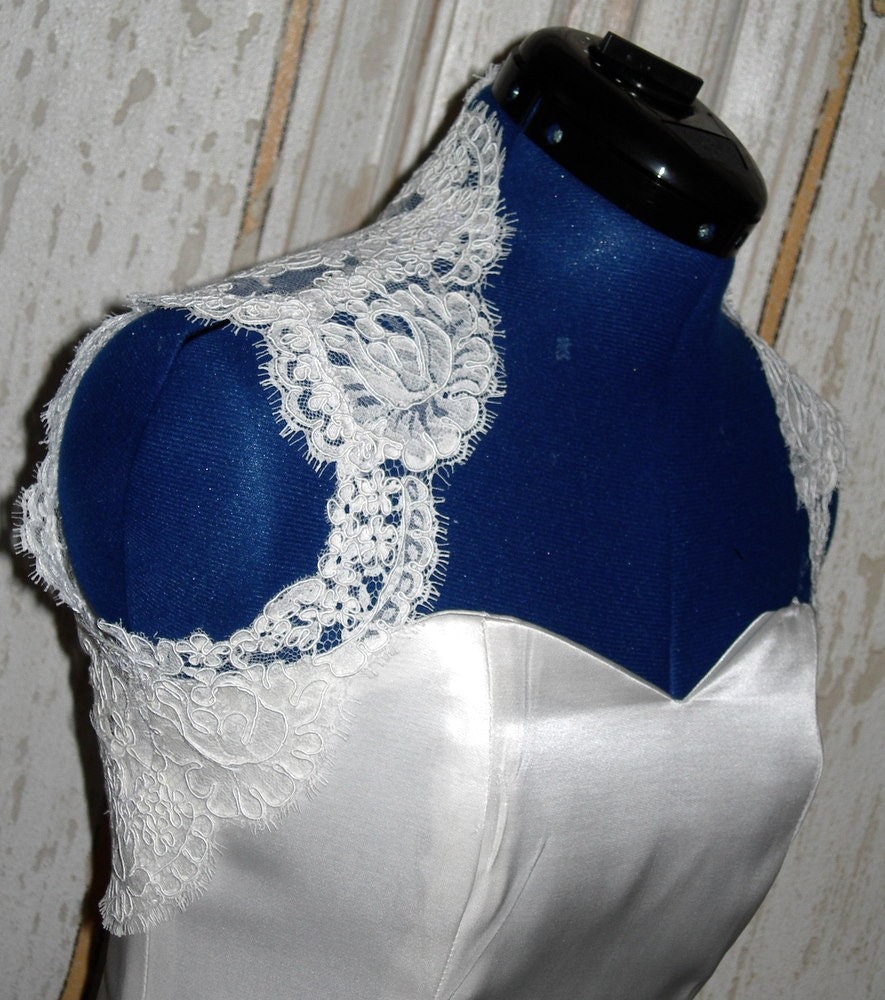 Lace Wedding Shrug - Sleeveless