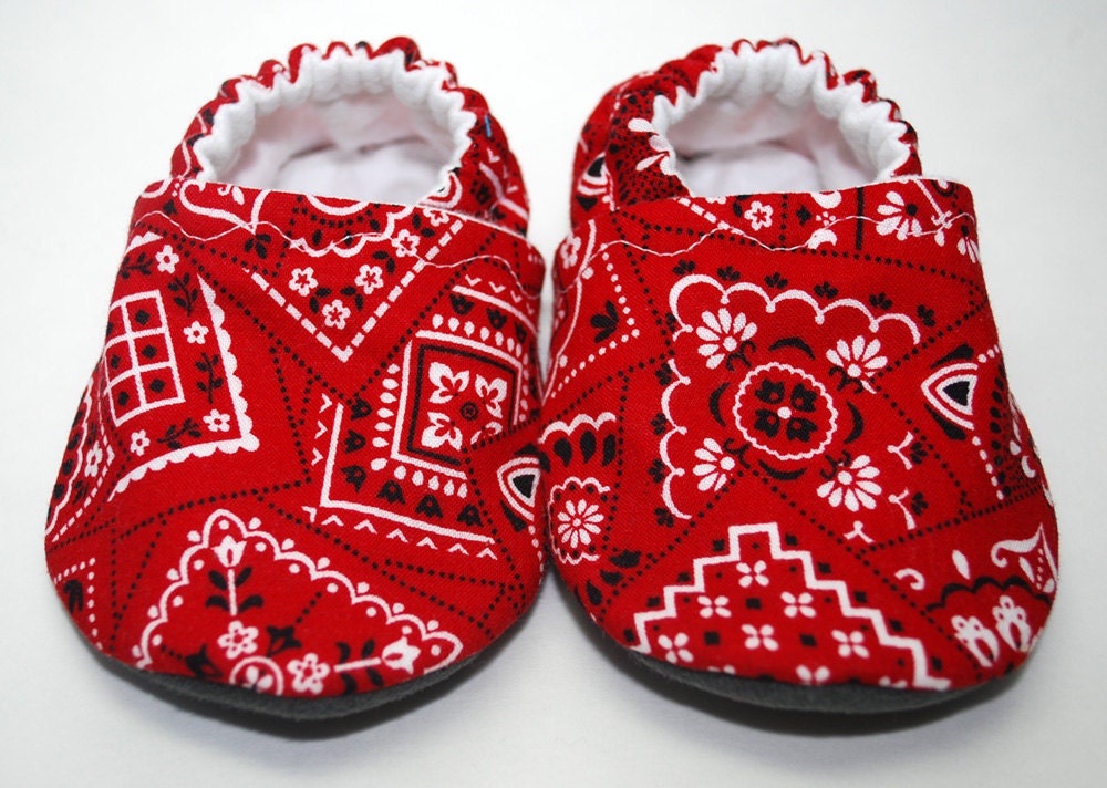 Square Dance Cloth Baby Shoes