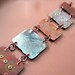 Croque-Monsieur - sterling silver and copper bracelet