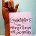 congratulations on making a human with your genitals