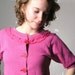 Sweet and cozy upcycled sweatshirt cardigan medium SUGAR FREE
