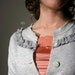 Eco friendly sweatshirt cardigan handmade green custom SUGAR FREE
