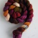 BFL Wool Top (Roving) - Handpainted Spinning or Felting Fiber, "Sangria"
