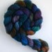 Mixed Blueface Leicester Wool Roving (Top) - Handpainted Spinning or Felting Fiber, Monsoon, 3.8 ounces