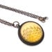 Honeycomb Natural History Pendant Necklace Honey Bee