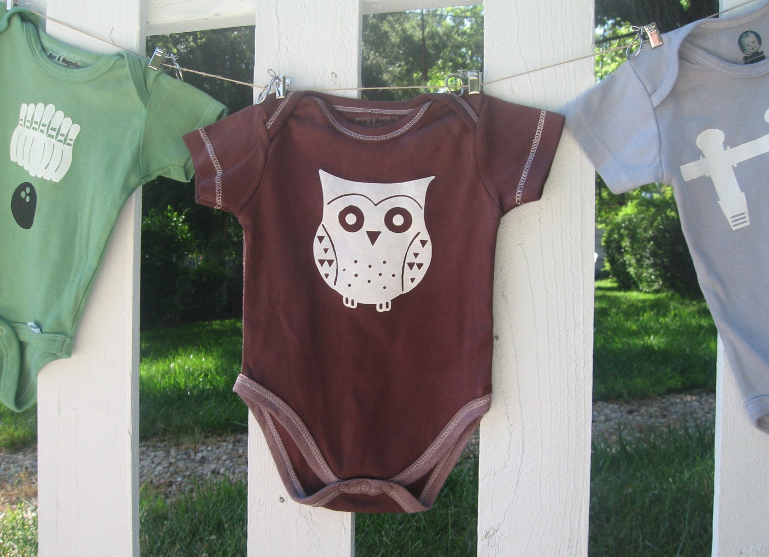 Give a Hoot- Owl Stencil Onesie