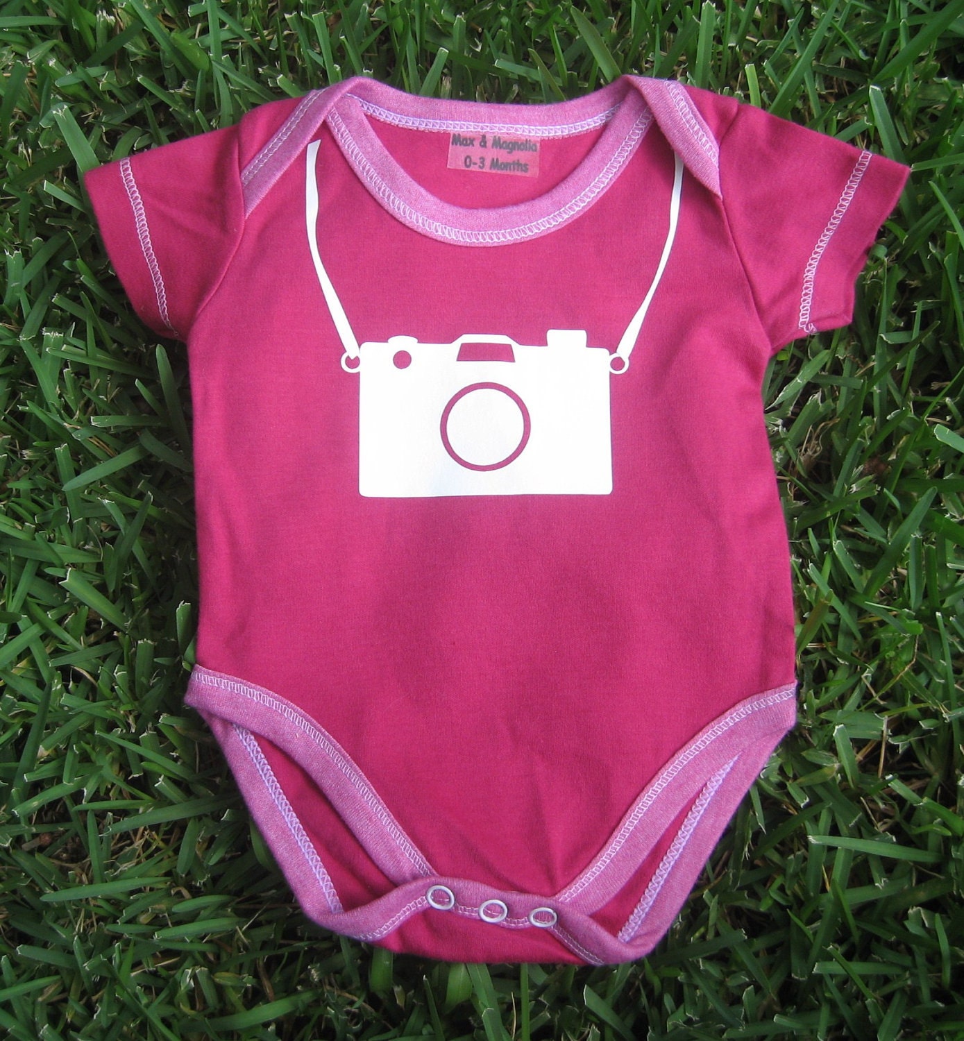 SAY CHEESE  Camera onesie